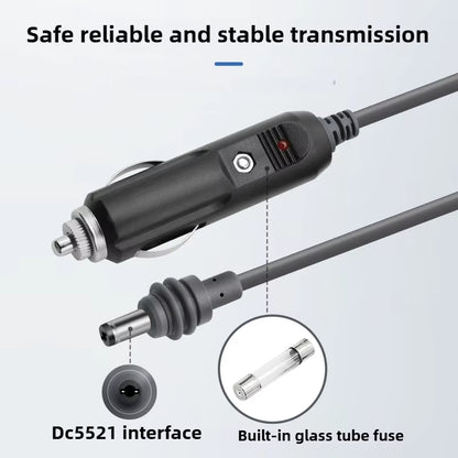 2M/3M for Starlink Mini DC Power Cable Direct to Cigaretter 12V Adapter Power Cable for Starlink Mini Waterproof
