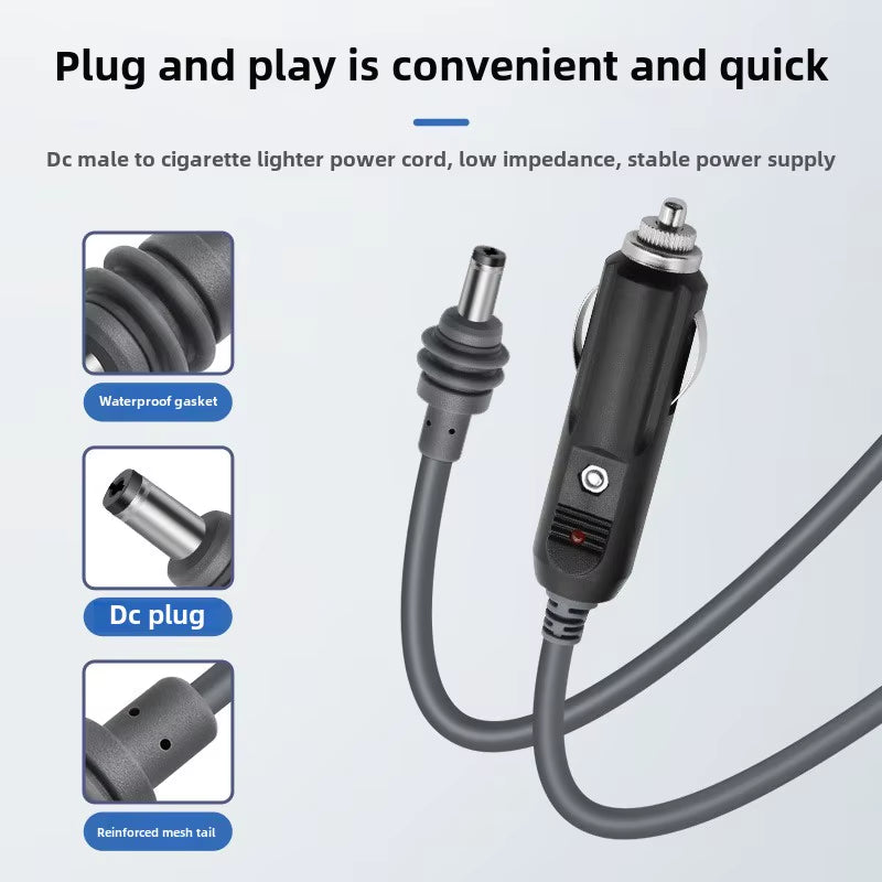 2M/3M for Starlink Mini DC Power Cable Direct to Cigaretter 12V Adapter Power Cable for Starlink Mini Waterproof