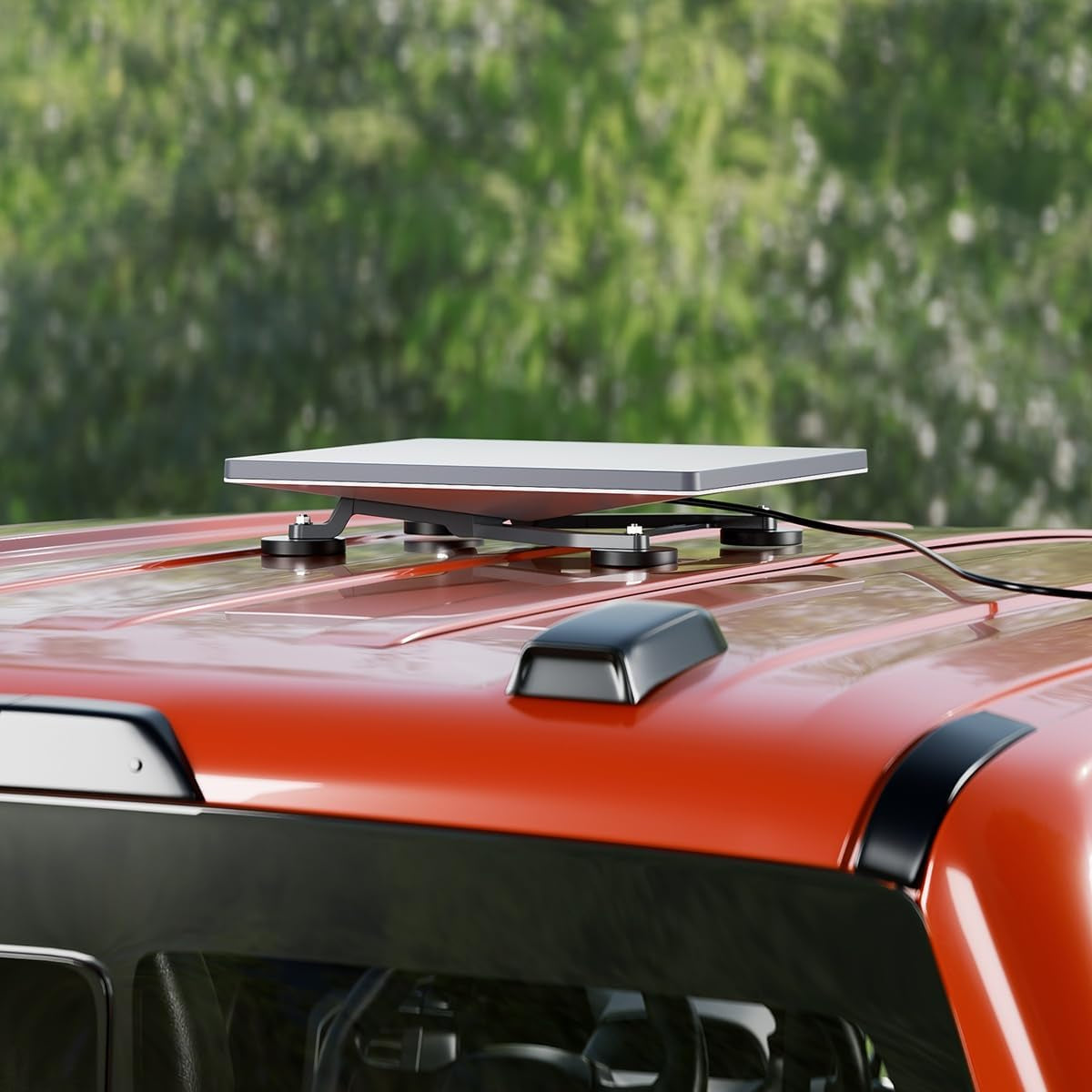 Starlink Mini Car Roof Mount, Patented Magnetic Quick Release Starlink Mini Mounting Kit for Rvs, Vans, Boat, Yachts, Trucks - Aluminum Alloy