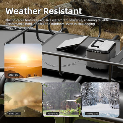 Starlink Mini Cable for Power Charging 6.5Ft Short 5521 DC to DC Power Cord 6.5 FT for Starlink Mini Accessories Replacement Power Cable Waterproof