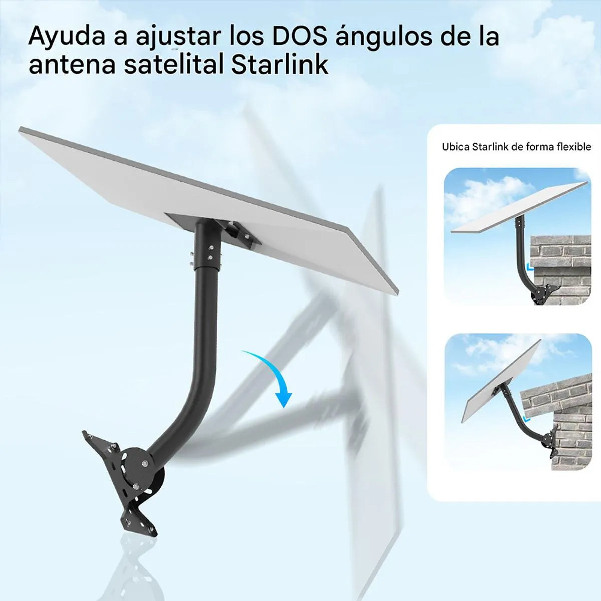 Rack de Montaje en Techo para Starlink Standard Gen3 V4 – Instalación Profesional