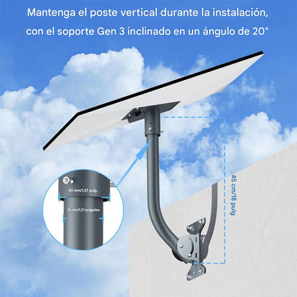 Rack de Montaje en Techo para Starlink Standard Gen3 V4 – Instalación Profesional
