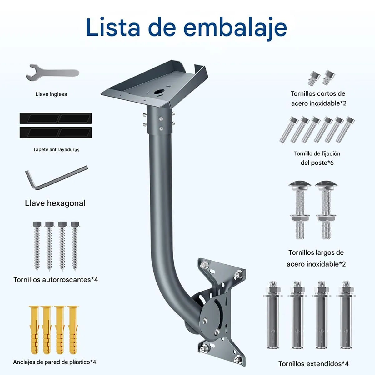 Rack de Montaje en Techo para Starlink Standard Gen3 V4 – Instalación Profesional