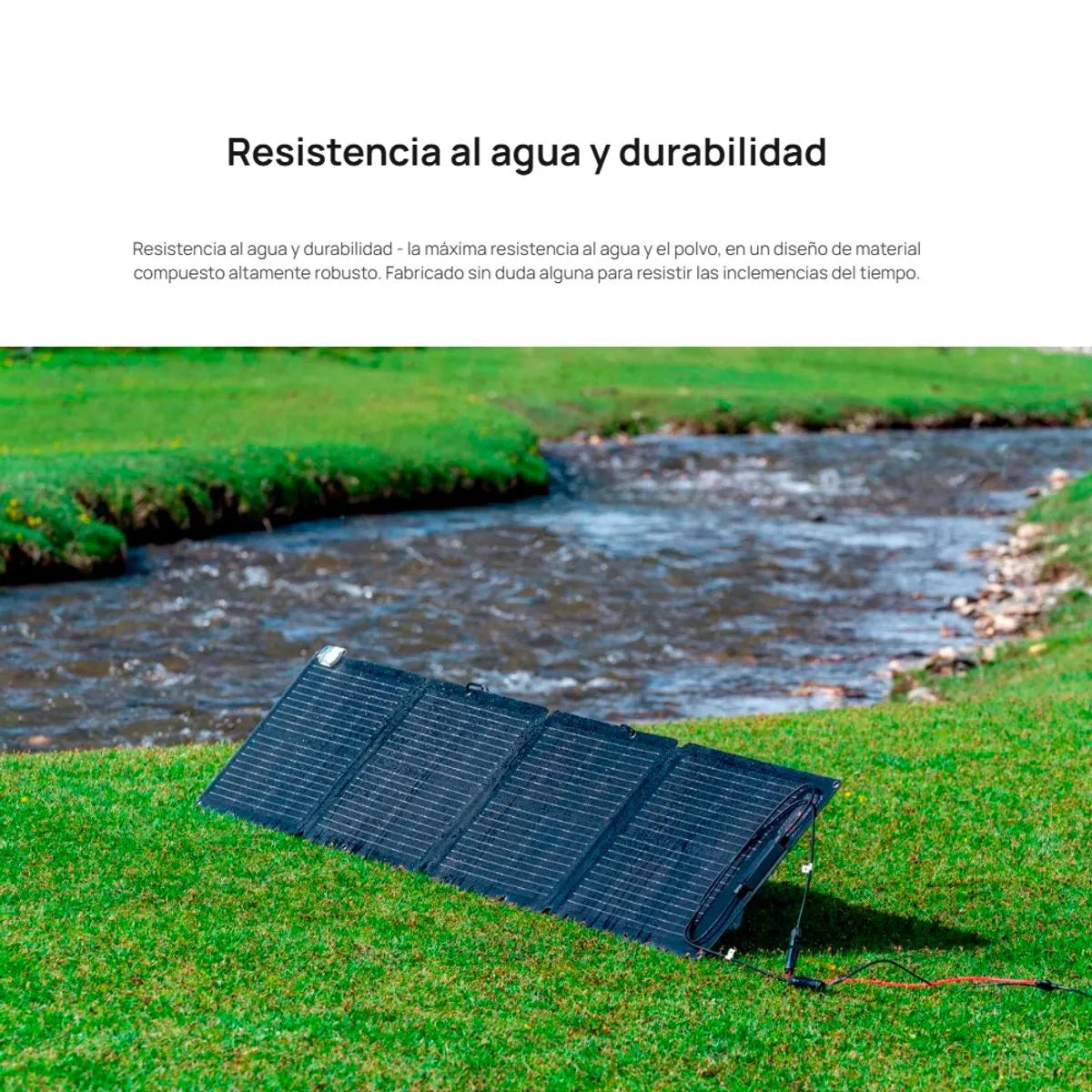 Panel solar portátil EcoFlow 110W