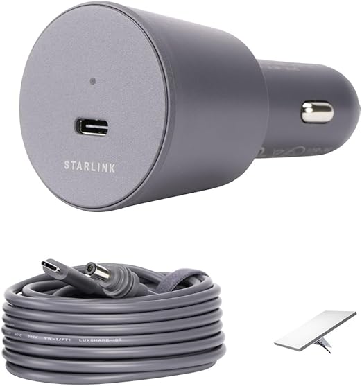 Adaptador Vehicular para Starlink Mini (12V–24V)