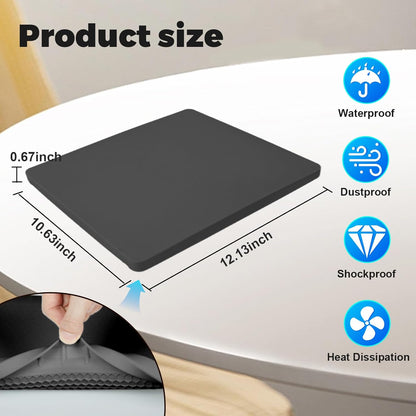 Starlink Mini Protective Cover Case, Starlink Mini Accessories Silicone Protective Case for Starlink Mini Dish Black