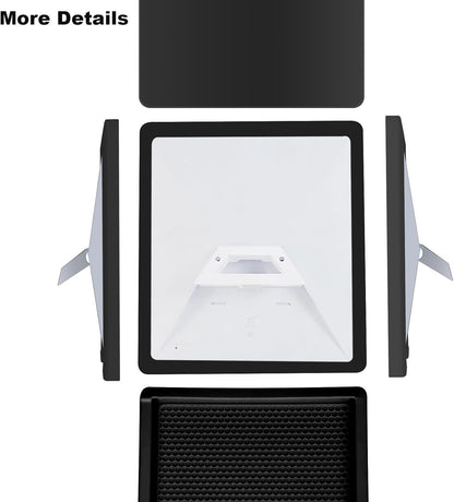 Starlink Mini Protective Cover Case, Starlink Mini Accessories Silicone Protective Case for Starlink Mini Dish Black