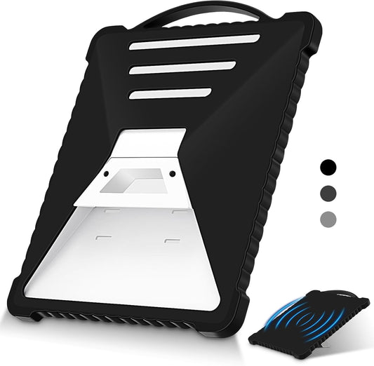 For Starlink Mini Case Cover, Liquid Silicone Protective Sleeve for Starlink Mini Satellite Dish Antenna Portable Full Protector Shell Accessories, Shock Resistant,Lightning-Proof (Black)