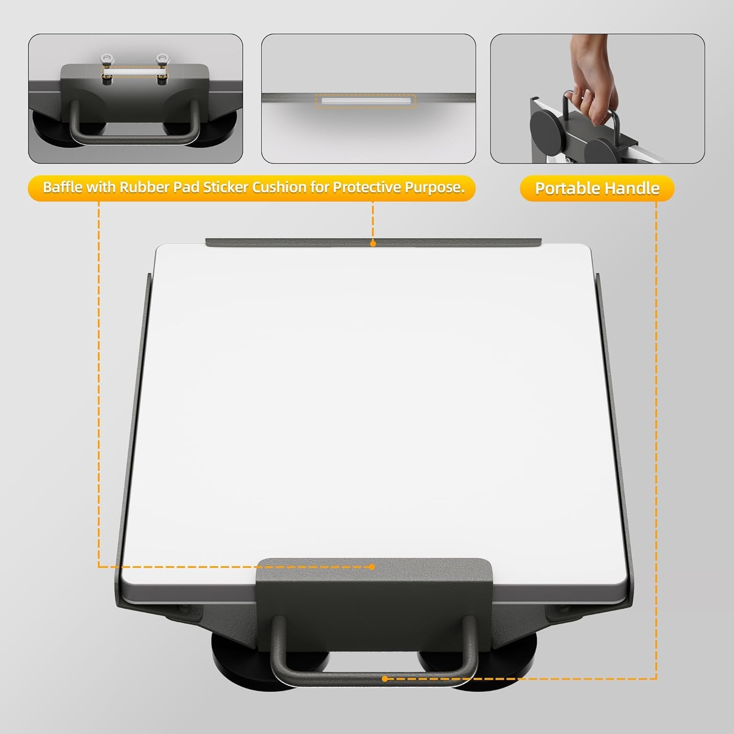 Starlink Mini Mount Magnetic Starlink Mini Car Mount Accessories Roof Mount Kit for Starlink Mini Dish Sunroof Mounting Kit with Handle for RV Truck Travel Trailer