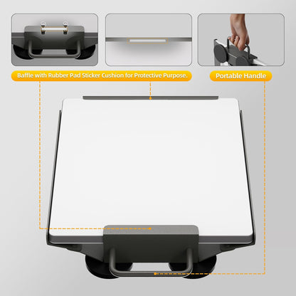 Starlink Mini Mount Magnetic Starlink Mini Car Mount Accessories Roof Mount Kit for Starlink Mini Dish Sunroof Mounting Kit with Handle for RV Truck Travel Trailer