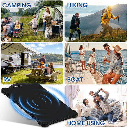 For Starlink Mini Case Cover, Liquid Silicone Protective Sleeve for Starlink Mini Satellite Dish Antenna Portable Full Protector Shell Accessories, Shock Resistant,Lightning-Proof (Black)