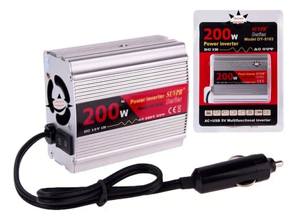 Inversor De Corriente SEISA SUVPR DY-8103 200W 12V a USB Auto