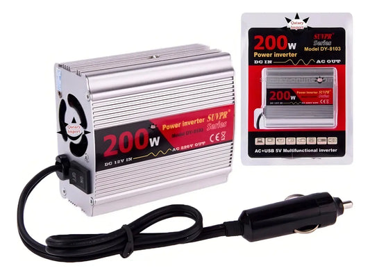 Inversor De Corriente SEISA SUVPR DY-8103 200W 12V a USB Auto