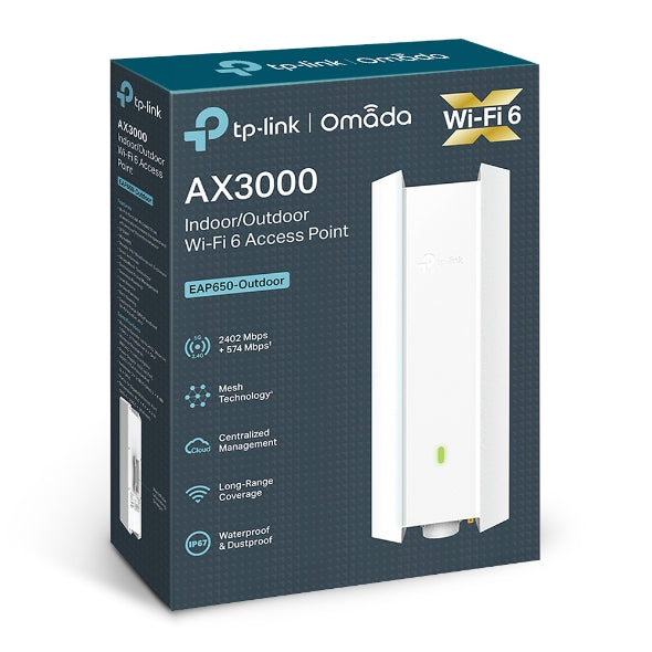 EAP650-Outdoor Punto de acceso WiFi 6 para interiores/exteriores AX3000