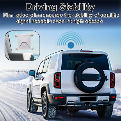 For Starlink Mini Sunroof Suction Cup Car Mount with Four Suction Cup Base Satellite Car Holder Sunroof Suction Cup Fixed Holder