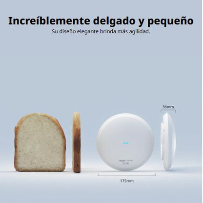 RG-RAP62, AP Wi-Fi 6 AX1800 para montaje en techo