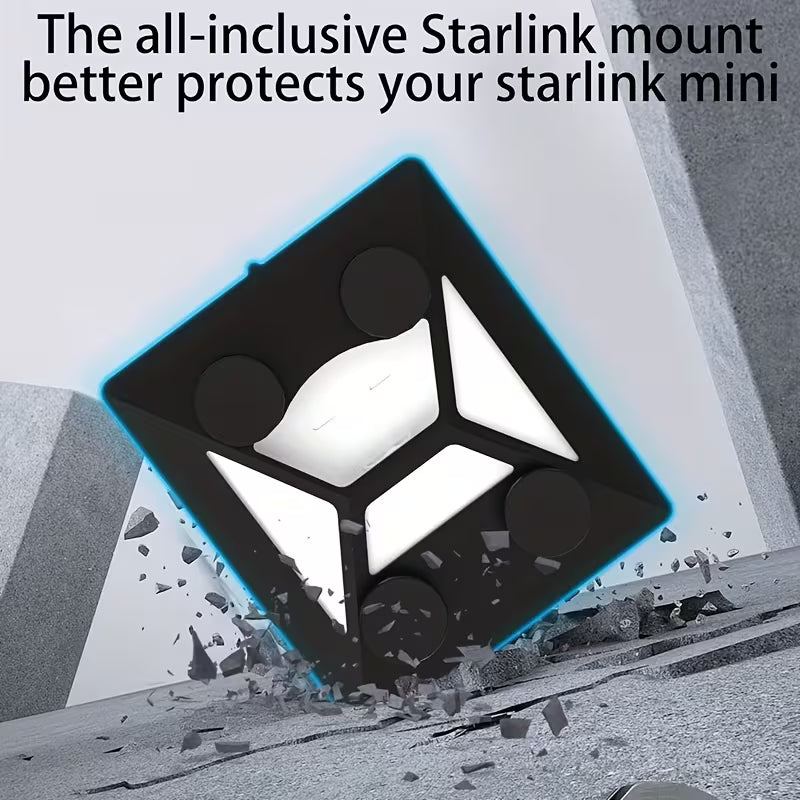 Soporte Magnético 4 Puntos para Starlink Mini – Montaje Vehicular Sin Herramientas